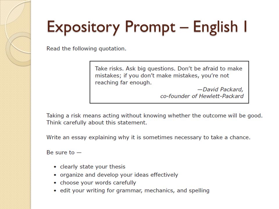 Expository Essay Examples
